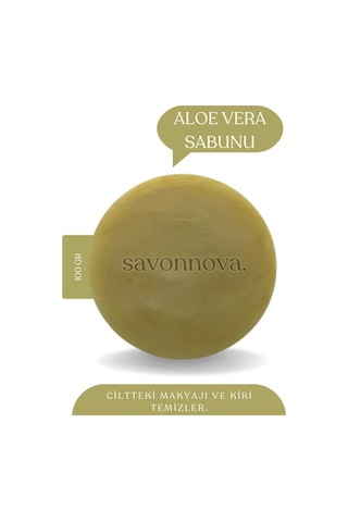 Nemlendirici Ve Besleyici Doğal Aloe Vera Sabunu Ciltler Için Katkısız Sabun 100gr