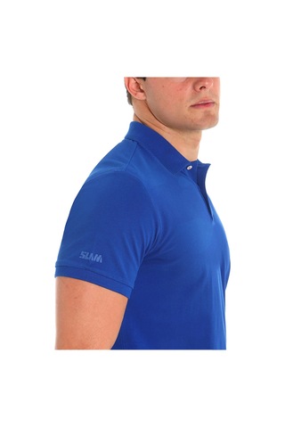 Slam Slam Erkek Polo Tişört Deck Polo Mavi W11 Mavi