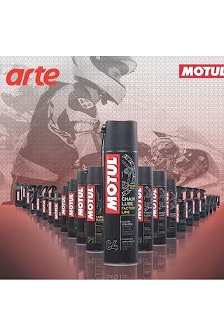 Motul C4 Zincir Yağlama Spreyi 400 ML +7100 10W-40 4t Motor Yağı