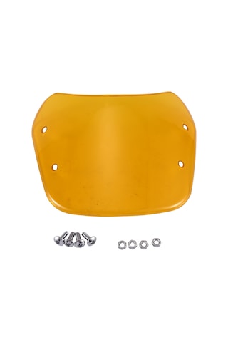 Nayomiglow 1 Takım Motosiklet Ön Camı 5-7 İnç Far Rüzgar Deflektörü Ön Camı Evrensel Honda Yamaha Kawasaki Suzuki İçin