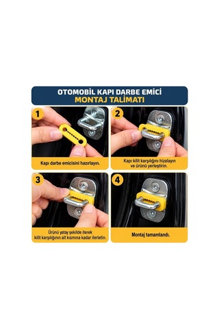 Sn-38911 Otomobil Kapı Kilit Karşılığı Darbe Emici Tampon 43x14x7,5mm Diğer