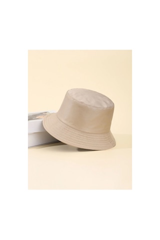 Caxis Unisex Bucket Balıkçı Şapka 2'li Set Beyaz - Bej