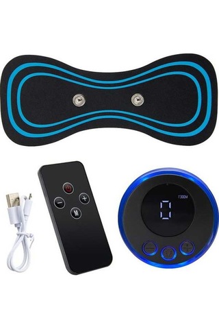 Dm Uzaktan Kumandalı Akıllı Boyun Masaj Aleti, Taşınabilir Elektrikli Servikal Masaj Cihazı Gri-siyah Gri - Siyah