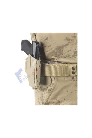 Unicorn Canik 55 TP9 Picatiny Raydan Kilitlemeli Silah Kılıfı Çöl