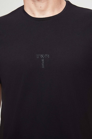 D's Damat Regular Fit Siyah Baskılı %100 Pamuk T-shirt 2EC14ORT05214 Siyah
