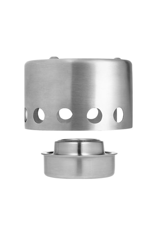 Wondernest Açık Piknik Sobası Paslanmaz Çelik Taşınabilir Mini Alkol Sobası Kapaklı Renkli Seçenekli Çok Renkli