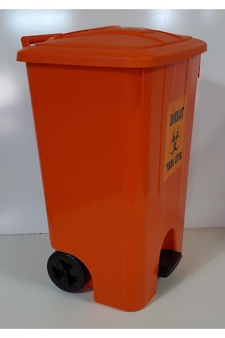 Atık Kovası 85 Lt Pedallı Tekerlekli