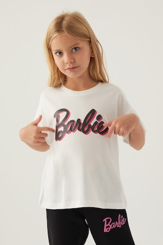 Barbie Kız Çocuk Krem Tshirt 5274-43505 Krem