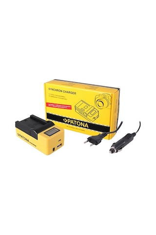 Patona Senkron Lcd Ekranlı Usb Şarj Cihazı Sony Np-fz100 Için