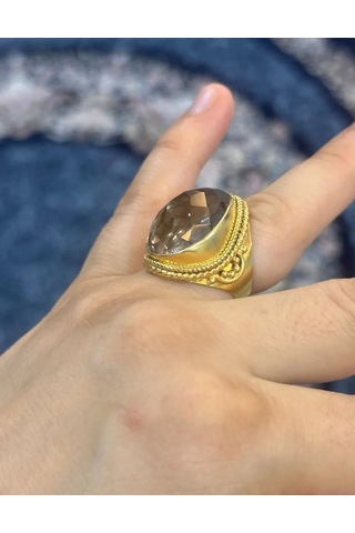 Dumanlı Kuvars Yüzük 197