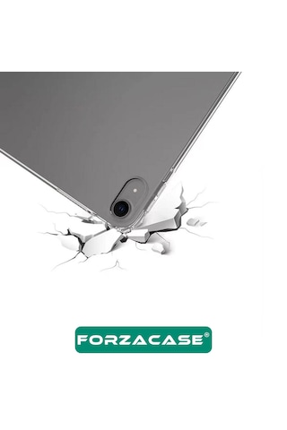 Forzacase Apple Uyumlu iPad Air 2024 13 İnch İle Anti Shock Silikon Kılıf Şeffaf - Fc014 Şeffaf
