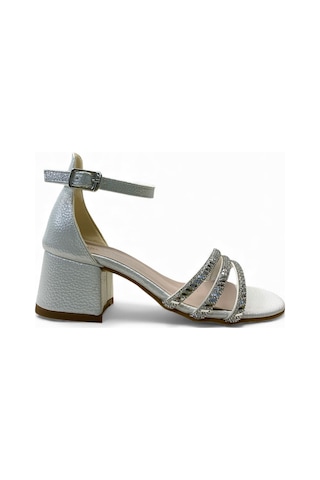 792 Kız Çocuk Topuklu Abiye Ayakkabı Sedef