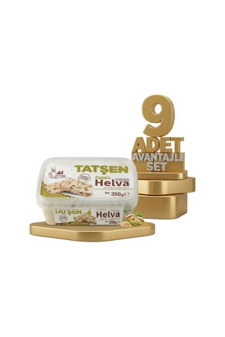 Tatşen Helva Fıstıklı 9x350 Gr