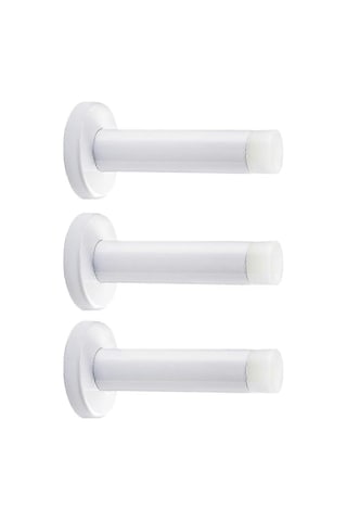 Zemin Koruması İçin Ağır Hizmet Tipi Kapı Stoperi 3'lü Paket Beyaz