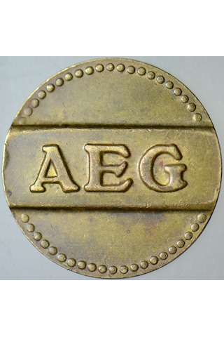 Almanya Berlin Aeg Jetonu 21 Mm.