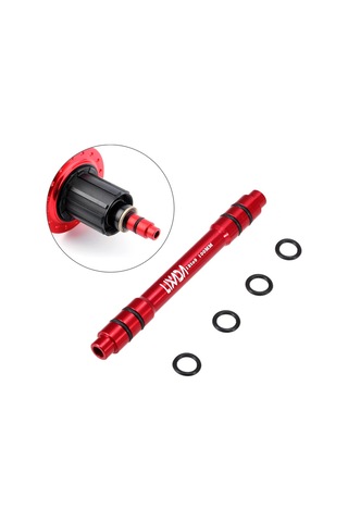 Reedark Alüminyum Bisiklet 12mm'den 9mm'ye Konvertör - 100mm Açılım, Hızlı Montaj, Kırmızı Kırmızı