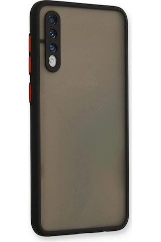 Durukar Samsung Galaxy Uyumlu A30s Kılıf Montreal Silikon Kapak - Siyah