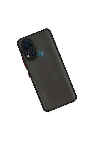 Newface İnfinix Hot 11s Kılıf Montreal Silikon Kapak Semeglbl - 2 - Siyah