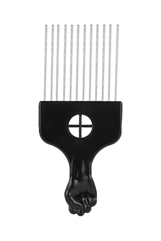 Mufunye Saç Şekillendirme Seti - 3'lü Metal Afro Tarak, Kıvırcık Saçlar İçin