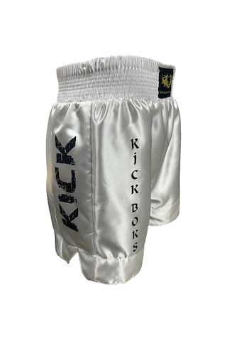 Kickboks Şortu - Kickboks Müsabaka Şortu Beyaz