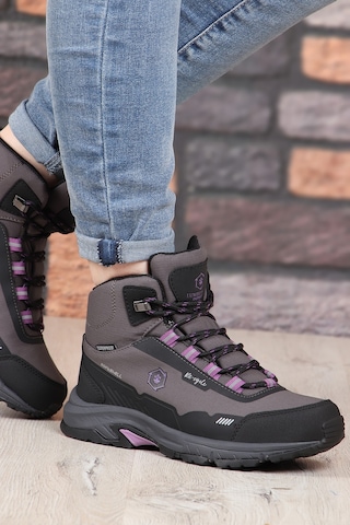Lumberjack Re-cycle Kaymaz Su Geçirmez Outdoor Kadın Bot 667800001060 12 Mor