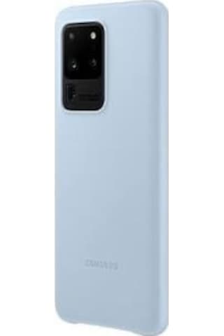 Galaxy S20 Ultra İle Uyumlu Kılıf Leather Cover Mavi Ef-vg988llegww