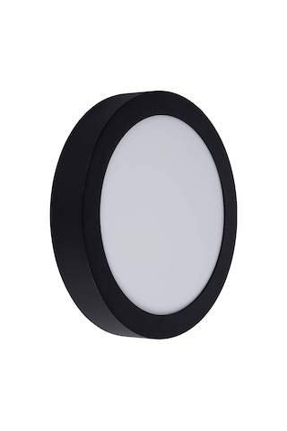 Cata 18 W Led Panel - Gün Işığı 3000k - Siyah Kasa - Yuvarlak - Sıva Üstü - Ct-5235g