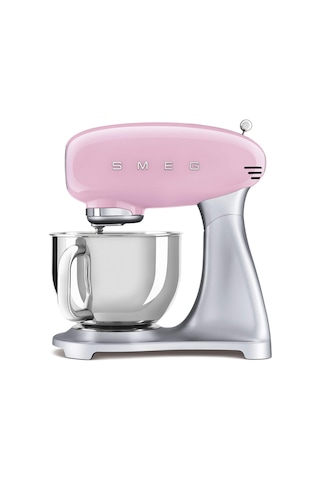 Smeg SMF02 800 W Stand Mikser Pembe