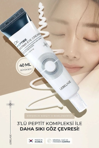 Lebelage 40 ML - Peptit Kompleksi Ile   Göz Kremi Dr. Peptide Derma Eye Cream