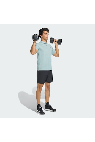 Adidas Workout Essentials Base Erkek Polo T-shirt Kd5438 Yeşil