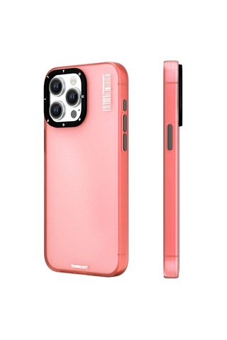 Apple Uyumlu iPhone 15 Pro Max Kılıf Buzlu Mat Tasarım Youngkit Hidden Sand Serisi Kapak