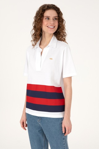 U.S. Polo Assn. U.s. Polo Assn. Kadın Beyaz Tişört 50319995-vr013
