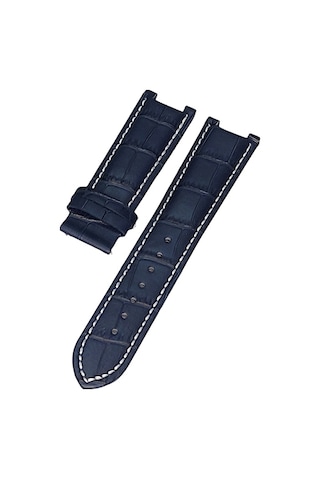 Guess Collection Lacivert 22mm Deri Kordon