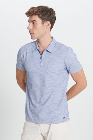 AC&Co / Altınyıldız Classics Erkek Lacı Slim Fit Dar Kesim Polo Yaka Çizgili Cepli Tişört Lacı