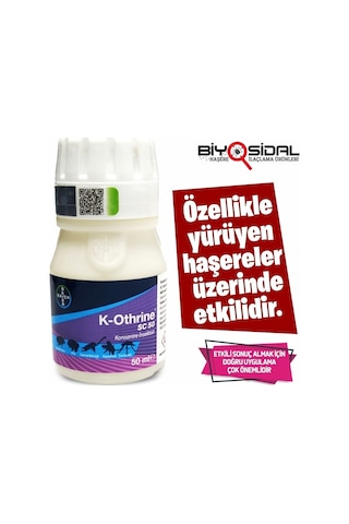 K-othrıne Sc 50 Ml Haşere İlacı Hamam Böceği Öldürücü