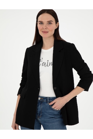 Pierre Cardin Kadın Siyah Ceket 50299891-vr046 Siyah