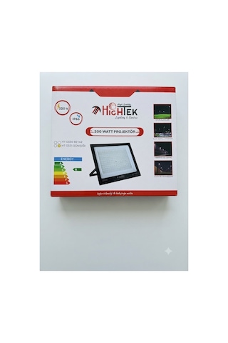 Hightek 200w Extra Slim Led Projektör