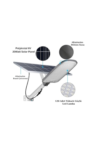 Forlife FL - 3168 200Watt Güneş Enerjili Solar Sokak Lambası