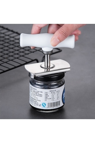 Fastbuy Pratik Ev Tipi Konserve Açacağı Ve Şişe Kapağı Açma Makinesi - Manuel Siyah Siyah