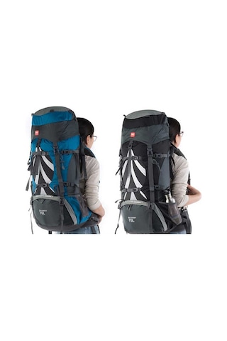 Naturehike Kampçı Dağcı Sırt Çantası 70lt Mavi Çok Renkli