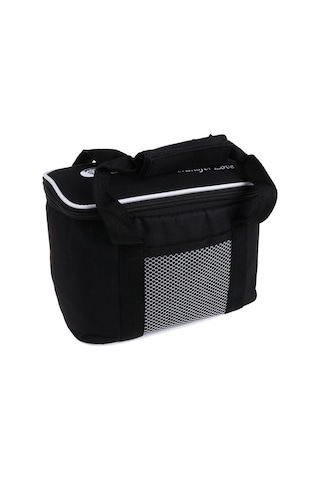 Homyl Yalıtımlı Öğle Yemeği Buz Torbası Tote Siyah Siyah