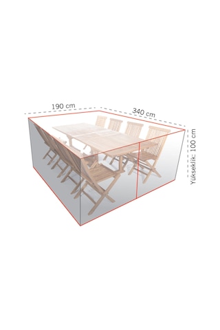 Homaks Mobilya Koruma Örtüsü 340x190 CM Şeffaf
