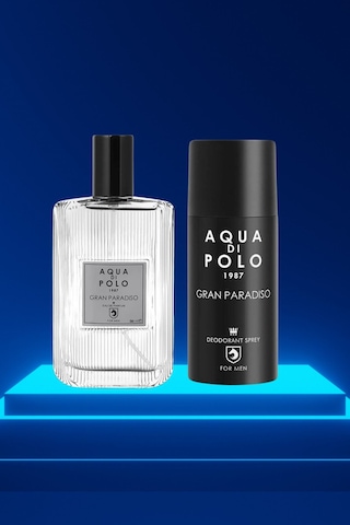 Aqua Di Polo 1987 Gran Paradiso Erkek Parfüm EDP 50 ML + Gran Paradiso Erkek Sprey Deodorant 150 ML