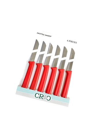 Croc 6lı Meyve Bıçağı Kırmızı