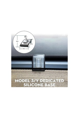 Moly Tesla Model 3/y 2018-2021 Otomatik Kilitleme Telefon Tutucu, 360 Döner, Hava Deliklerine Uygun, Tpe+metal