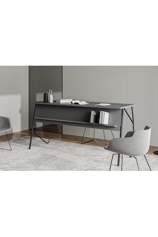 Ella Ofis Masası 150cm Antrasit
