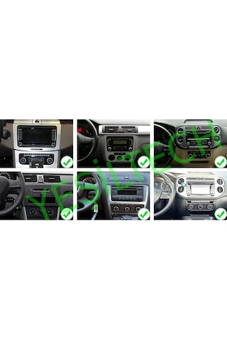 Exvol Volkswagen Caddy Jetta Passat Golf5 Double Teyp 7 İnch
