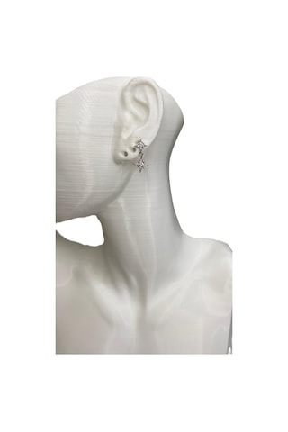 Kutup Yıldızı Tragus Pearsıng Çelik Kıkırdak Küpe 1 Adet Altın