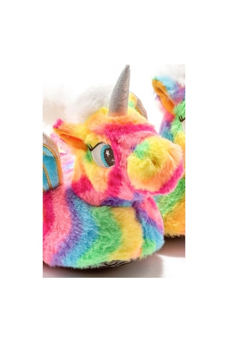 Twigy Rainbow Çocuk Hayvanlı Panduf Renkli 22/29 AA0703