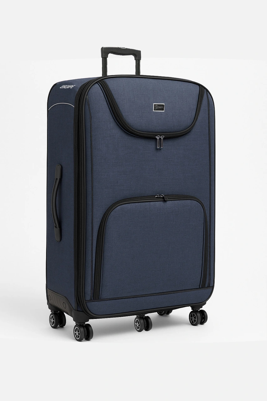 Louisiana Polo Battal Boy Kumaş Valiz Lacivert 2308 Lacivert